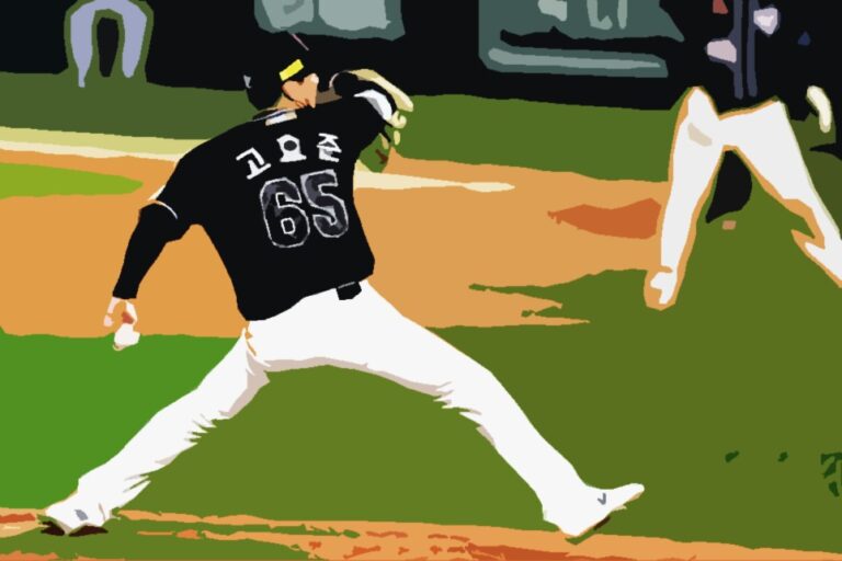 고효준 투구 모습