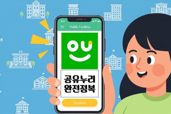 공유누리 완전정복! 회의실부터 예식장까지 공공자원 예약 꿀팁 총정리 공유누리 앱 설치된 핸드폰