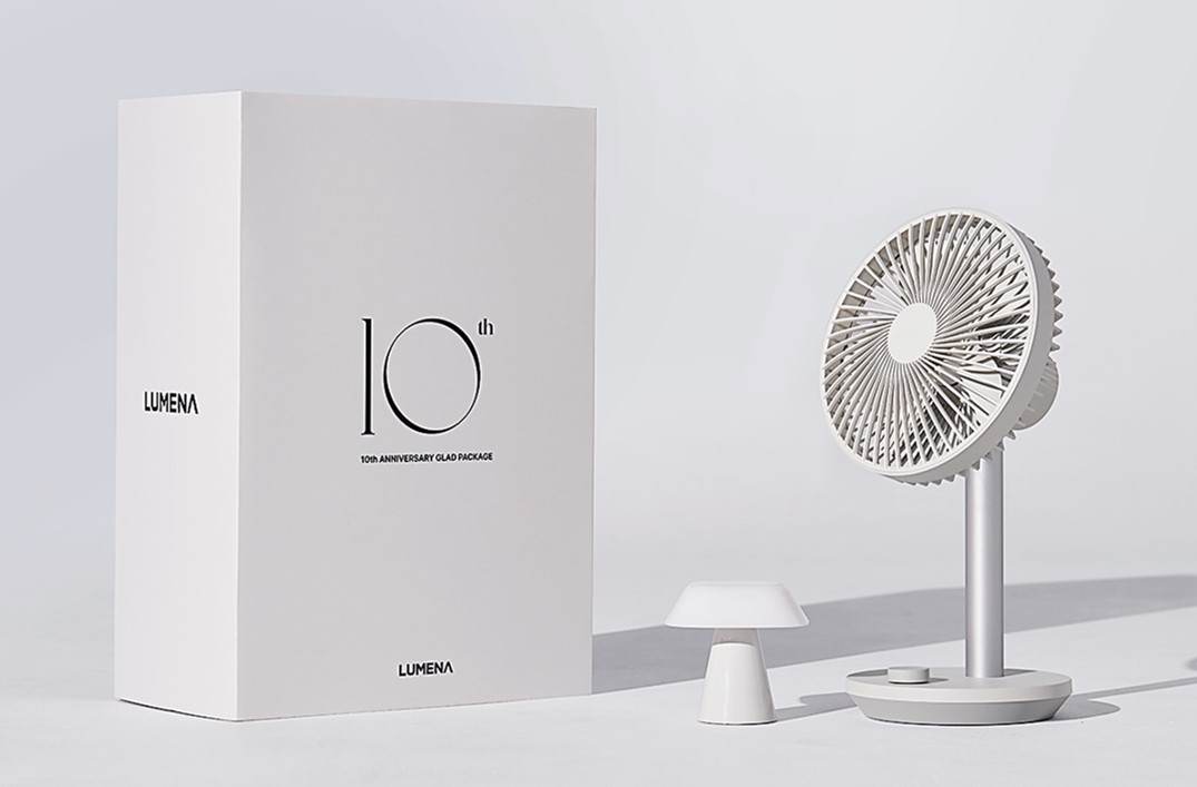 루메나 선풍기 10주년 사진