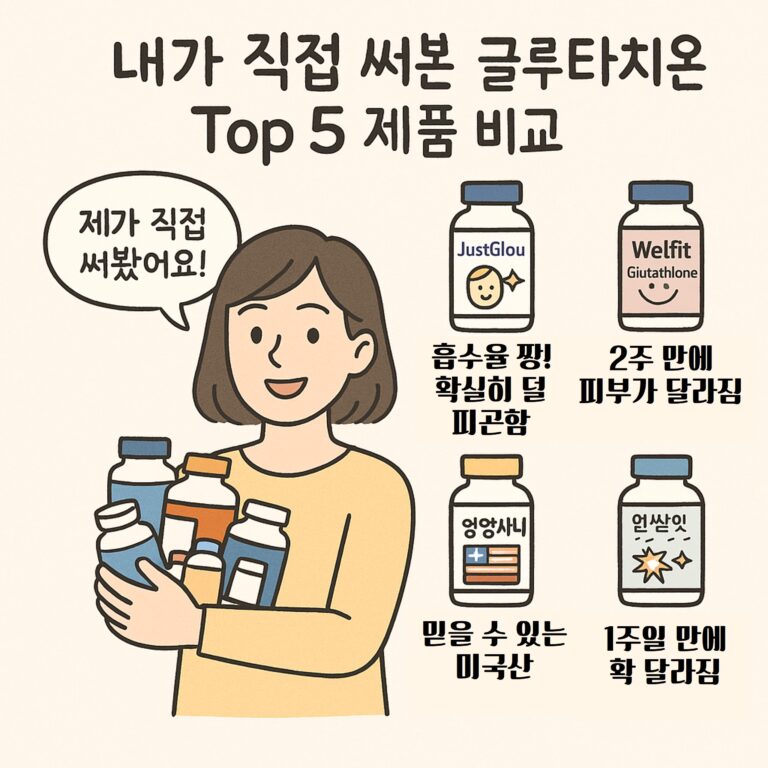 글루타치온 제품 비교