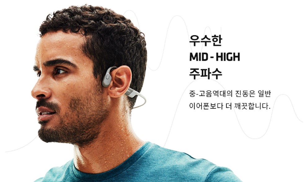 오픈런 착용하고 운동하는 남성