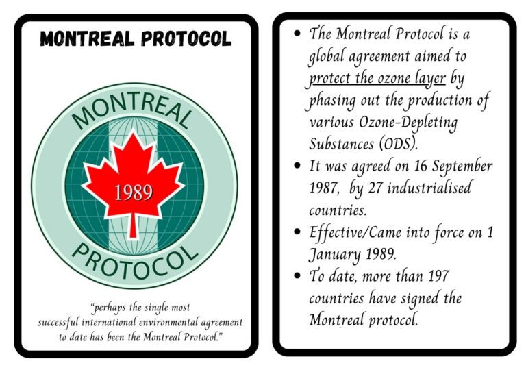 몬트리올 의정서 원본