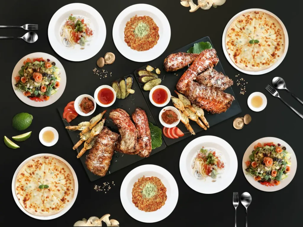 식당이름 K401 - 정식차림, 스테이크, 파스타, 바비큐등 이국적인 음식