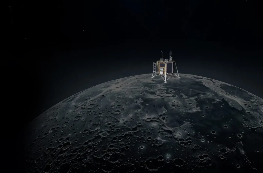 지구표면위에 떠있는 누리호의 실제 사진