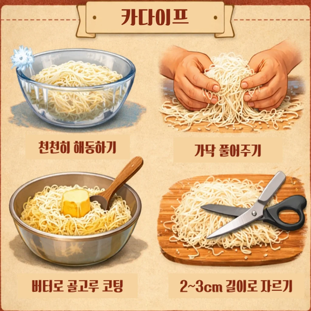 카다이프 재료