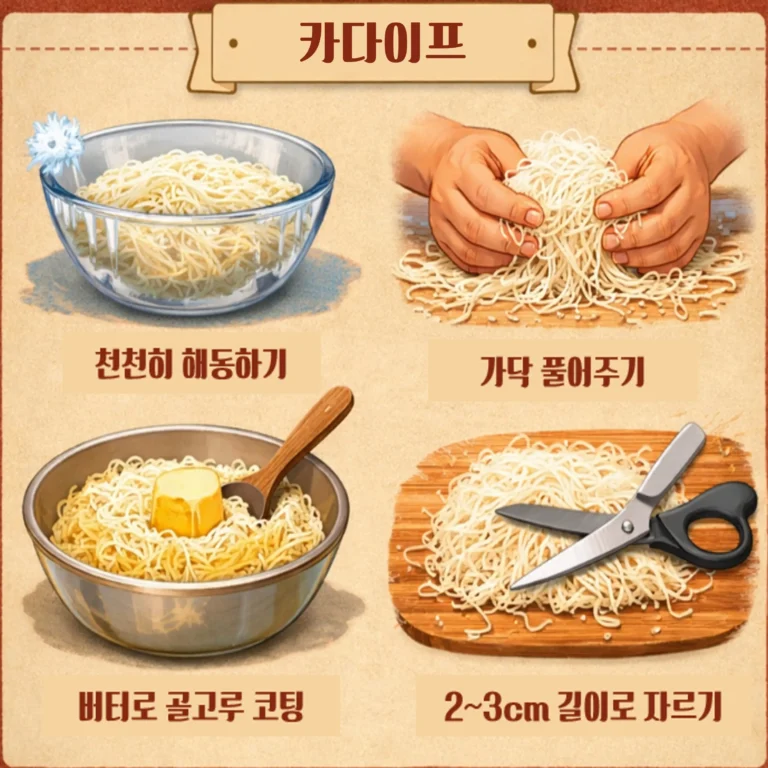 카다이프 재료
