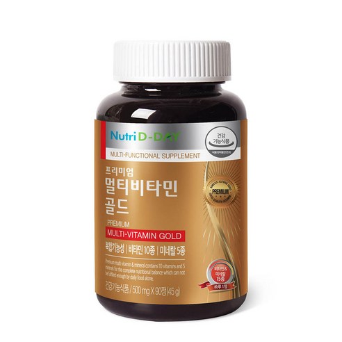 종합비타민 추천 뉴트리디데이 프리미엄 멀티비타민 골드 90정 1개