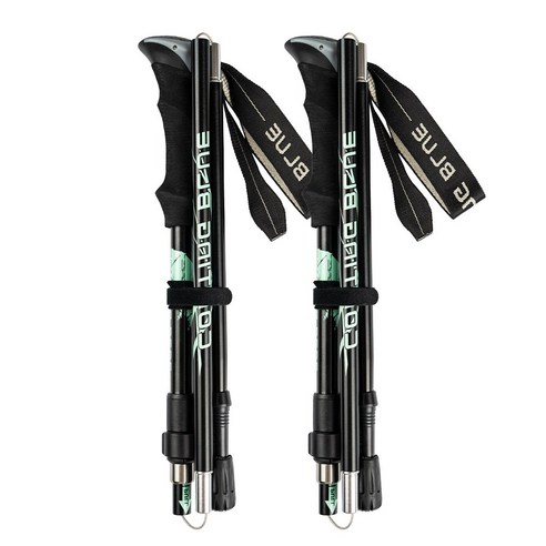 가성비 코팅블루 5단 접이식 등산스틱 추천