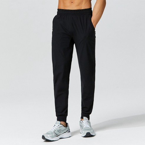 블랙몬스터핏 조거 팬츠