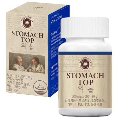 역류성 식도염 약 추천 - 트루포뮬러 위톱 위 점막 보호 멀티비타민