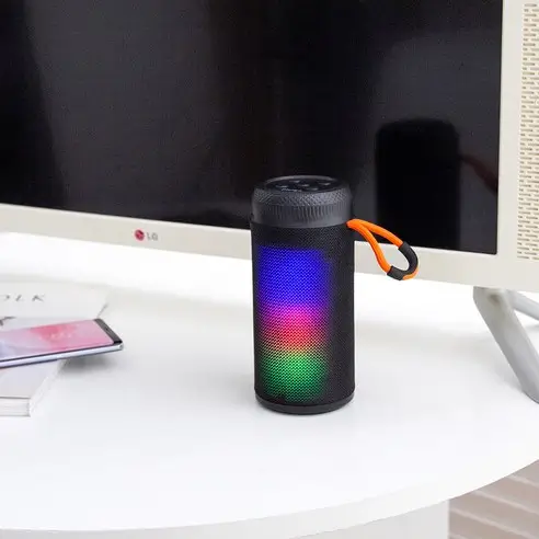 1.PLEIGO LED 패브릭 블루투스 스피커