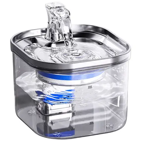 3.Bornoon 고양이 정수기 강아지 자동 급수기 2L 애견 음수대+필터 2p