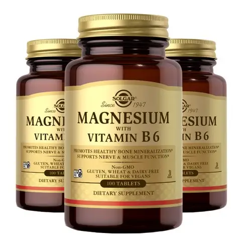 8.솔가 마그네슘 비타민 B6 포함 · 마그네슘+B6 조합, 3개 구성으로 장기 루틴에 딱 💊