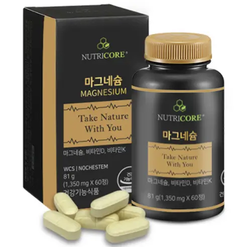 9. 뉴트리코어 마그네슘, 60정, 1개