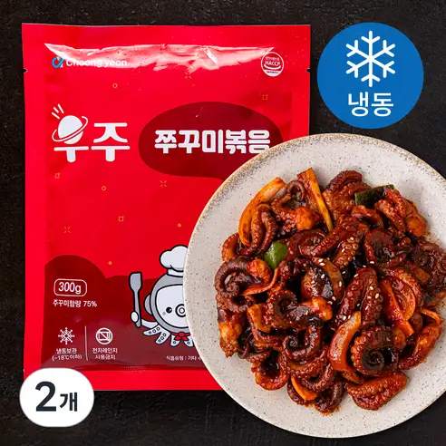 10. 우주쭈꾸미 볶음 (냉동), 300g, 2개 