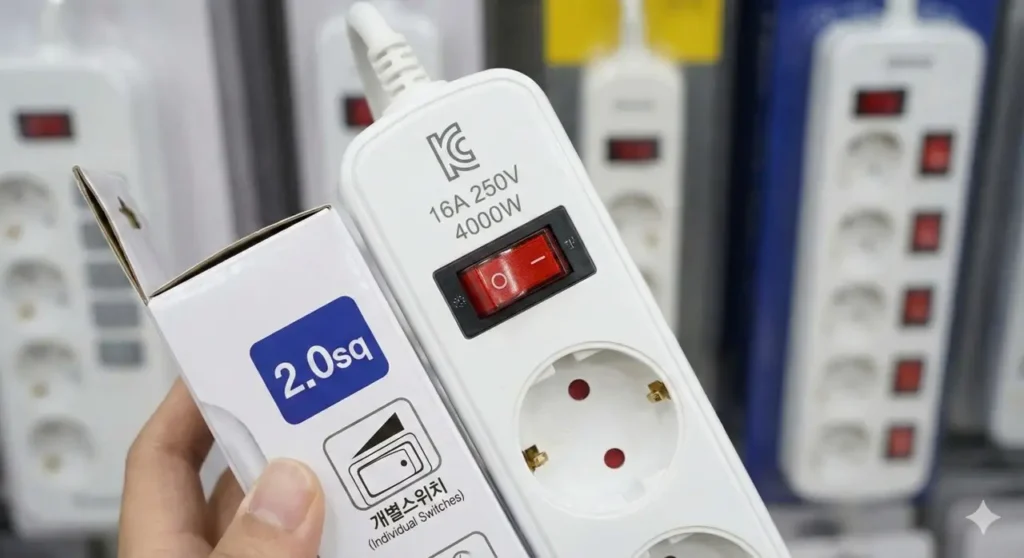 고용량 멀티탭 선택기준 (*가장 중요) ⚡