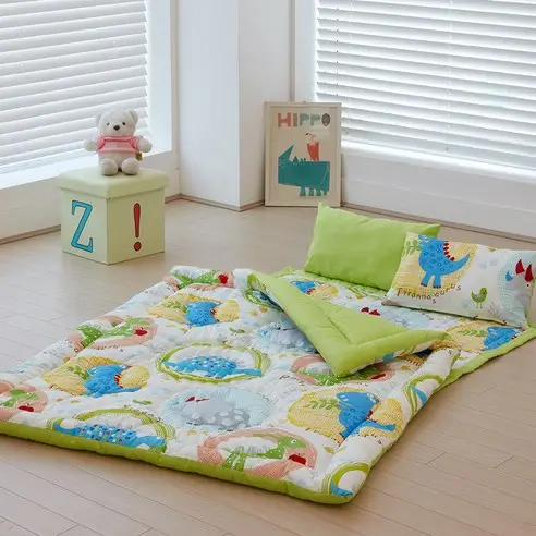 보드래 순면 유아 낮잠이불 분리형