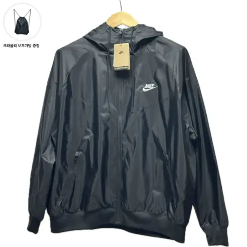 5. 나이키 NWS 윈드러너 블랙 (보조가방 증정) 🎒