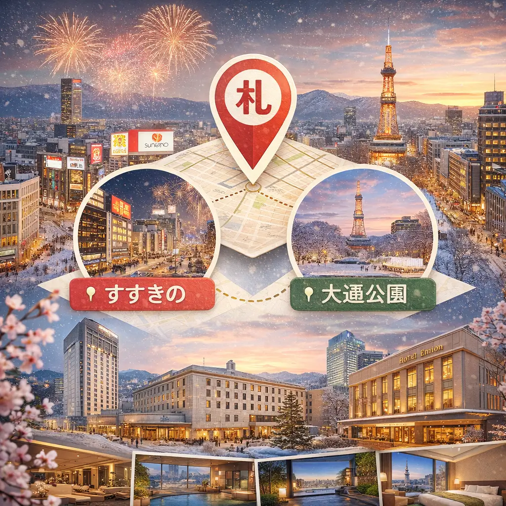 삿포로 스스키노·오도리 공원 가성비 호텔 Best10 추천