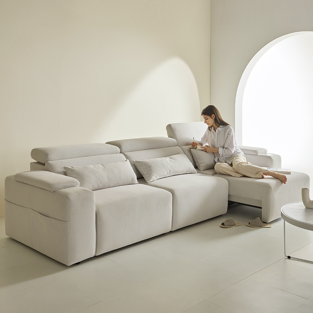 까르엠 타이보텍스 우퍼형 4인용 리클라이너 소파