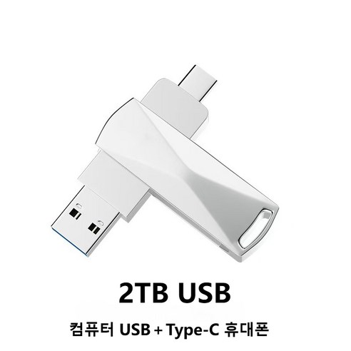 2TB 외장하드 추천 USB3.0 Type-C 듀얼 스마트폰 겸용 초저가 가성비