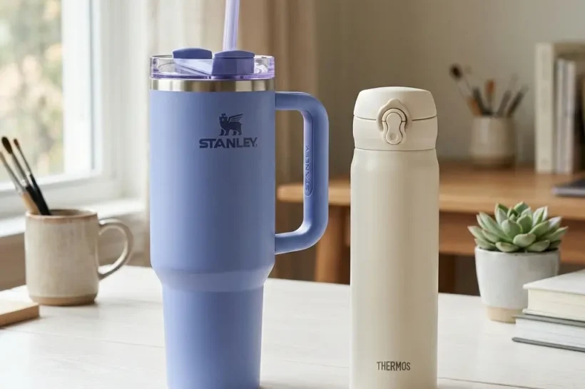 스탠리텀블러 와 써모스 텀블러 비교