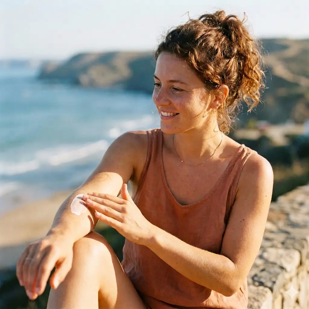 닥터지 선크림 5종 제품(그린 마일드 업, 브라이트닝 업, 블랙 스네일, 메디 UV, 포어 블러 업)이 나란히 놓여 있는 모습과 자외선 차단 지수 SPF50+ PA++++ 텍스트가 포함된 가이드 이미지