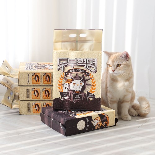 두부 고양이 모래 추천 두부혁명 먼지없는 슬림입자 2.5kg 5개입