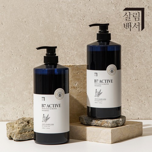 여성 탈모샴푸 추천 살림백서 엑티브B7 맥주효모 앤 비오틴 1000ml