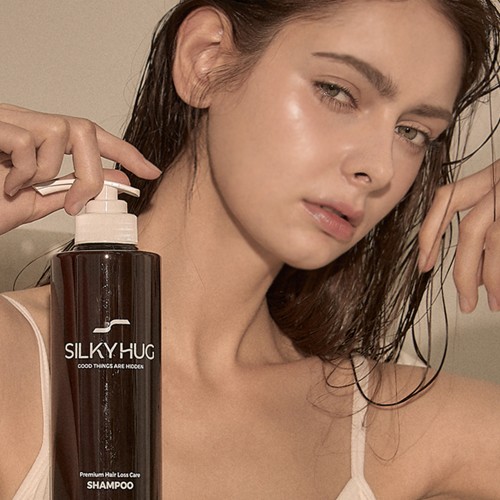 산후 탈모샴푸 여성 탈모샴푸 추천 실키허그 약산성 비오틴 탈모완화샴푸 500ml