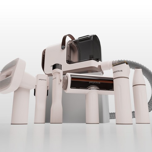 펫픽에스 진공 흡입 바리깡 저소음 펫 그루밍 키트 추천