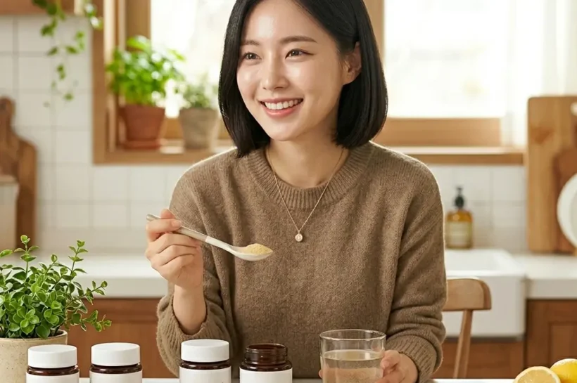 다양한 골드카무트효소 인기 제품군을 정렬하고 성분 비교 정보를 강조한 추천 가이드 대표 이미지