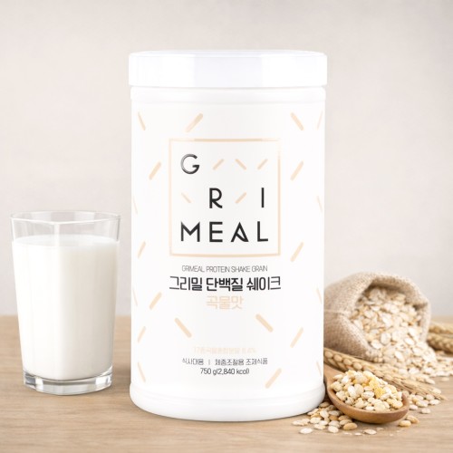 그리밀 단백질쉐이크 곡물맛 750g 추천 식사대용