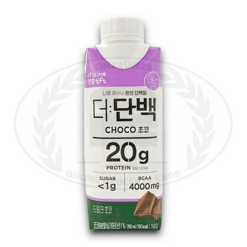 더단백 드링크 초코 단백질쉐이크 추천